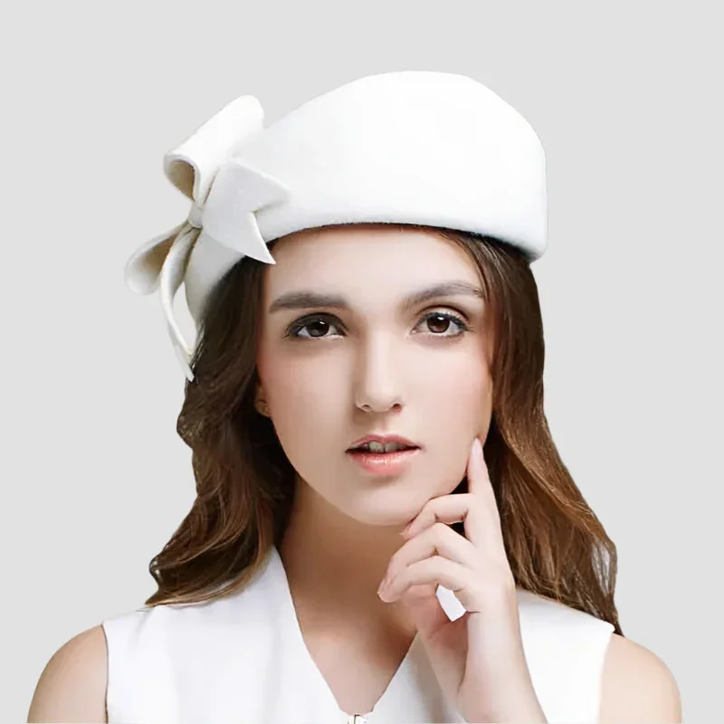 Beret with Bow - Image 3