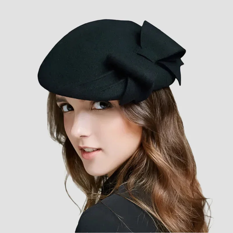 Beret with Bow - Image 4