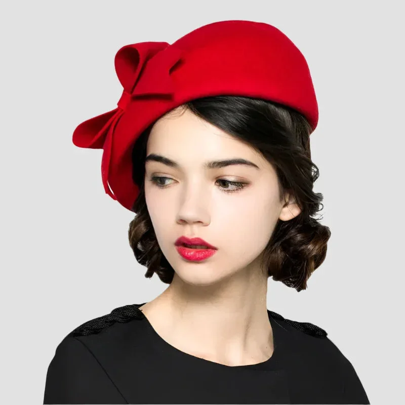 Beret with Bow - Image 5