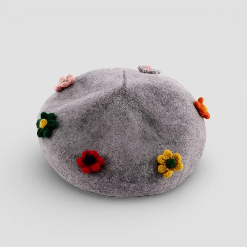 Beret with Flower - Image 3
