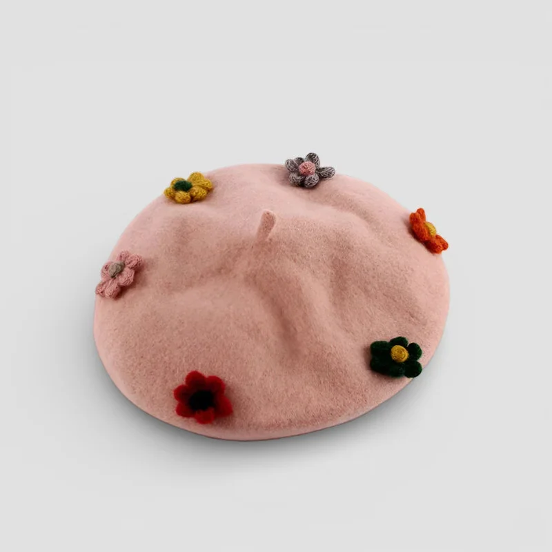 Beret with Flower - Image 5