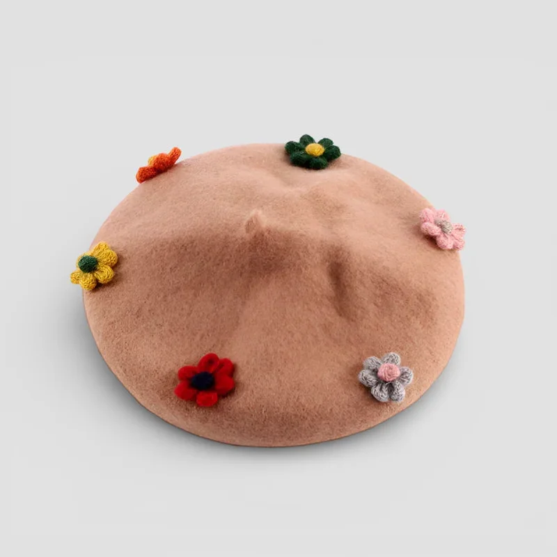 Beret with Flower - Image 6