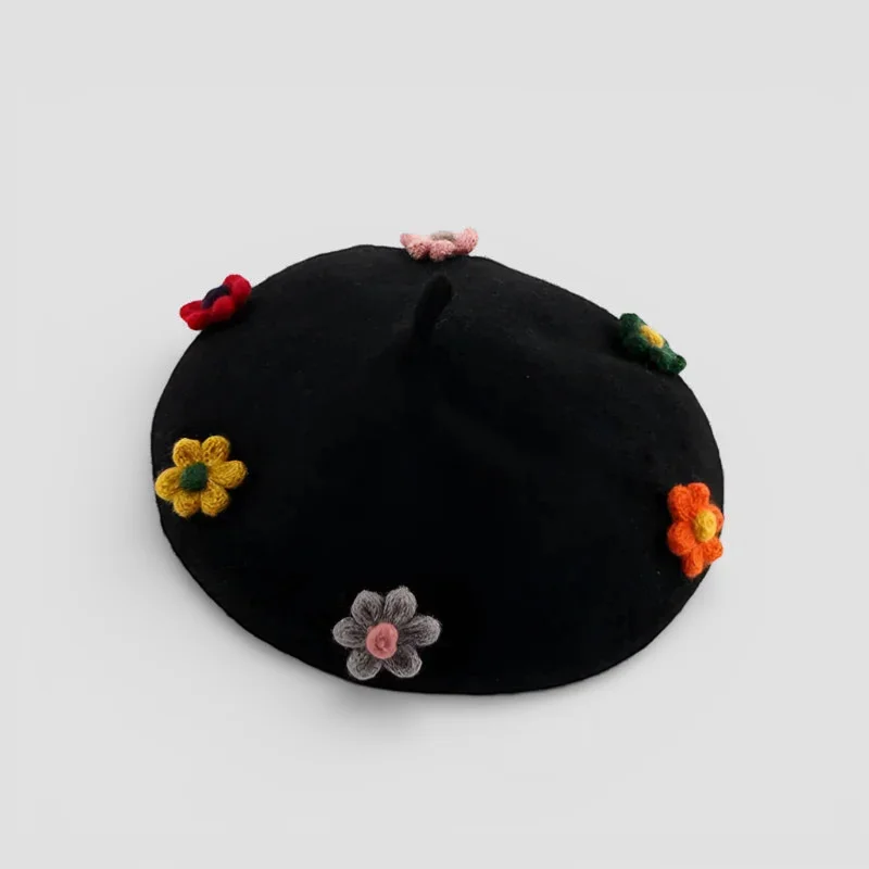 Beret with Flower - Image 7