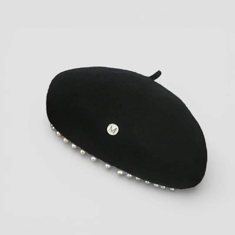 Beret with Pearls - Image 4