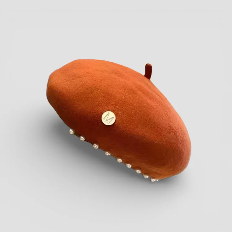 Beret with Pearls - Image 5