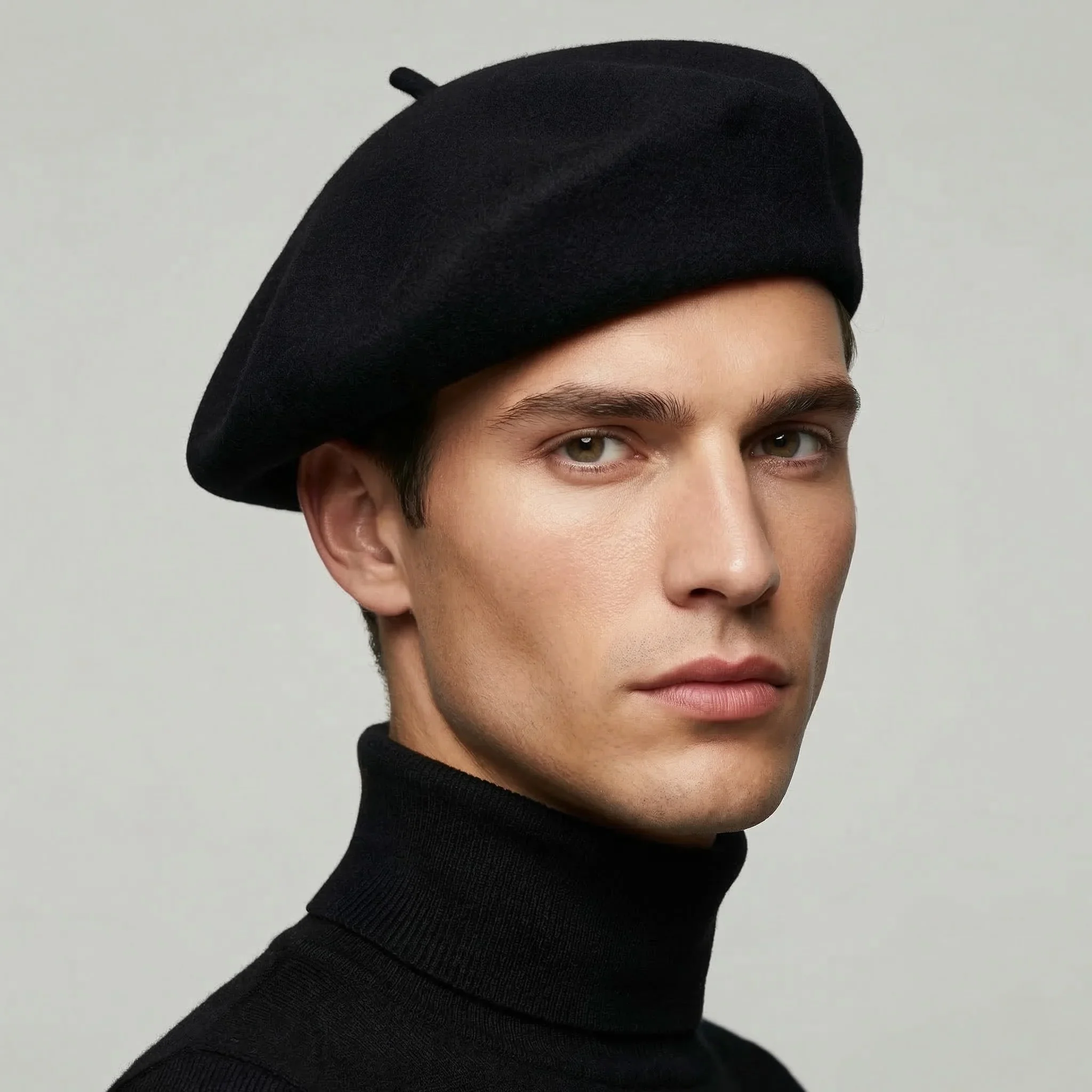 Black French Beret - Image 3