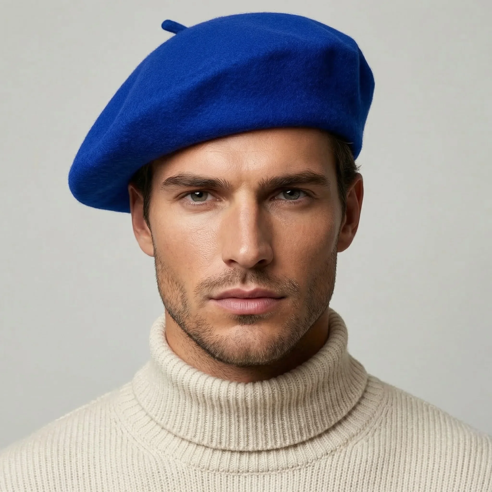 Blue French Beret - Image 3