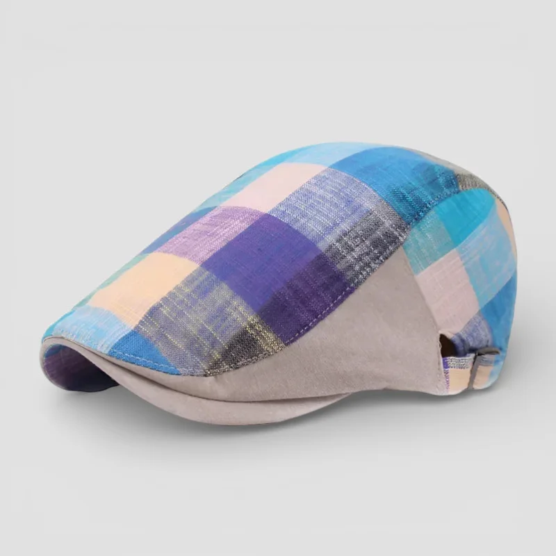 Checkered Beret Cap - Image 3