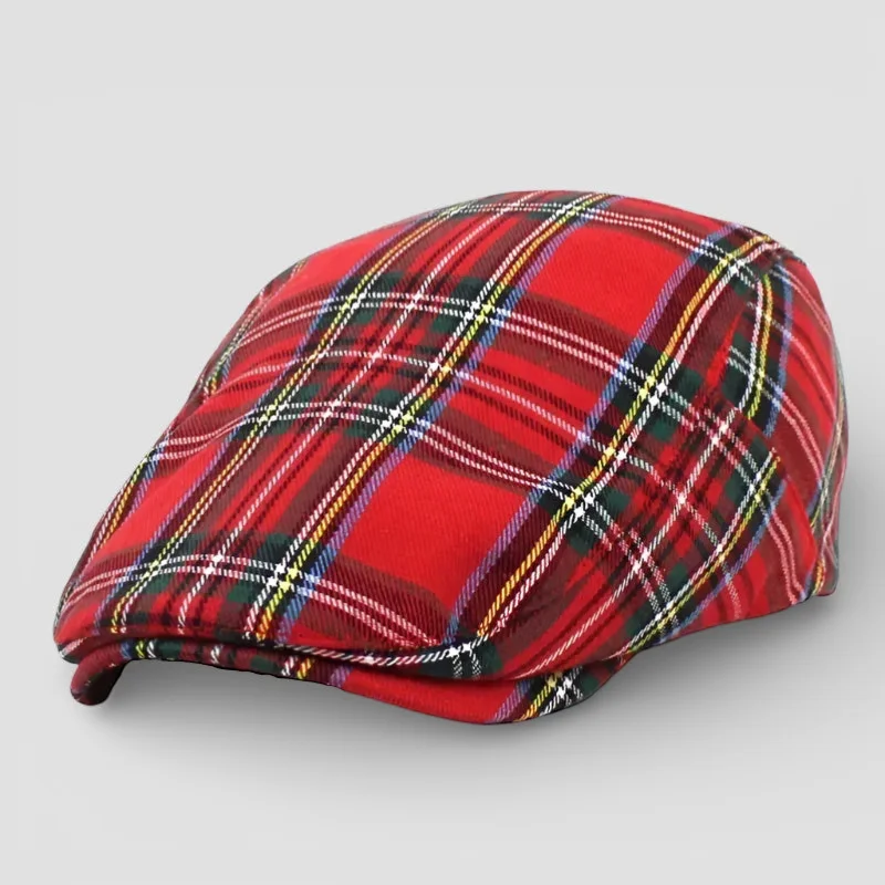Checkered Beret Cap - Image 4