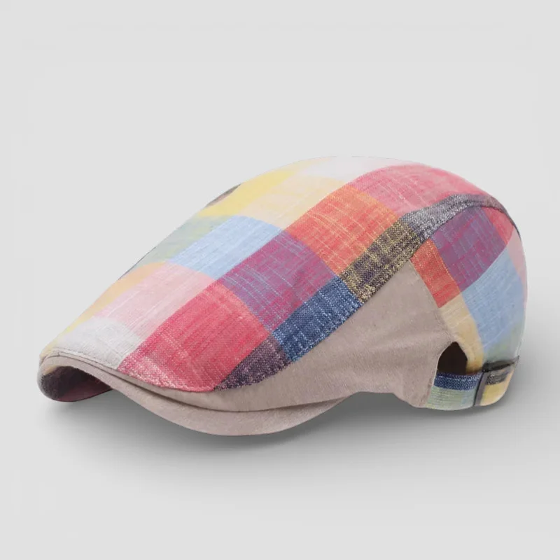 Checkered Beret Cap - Image 6