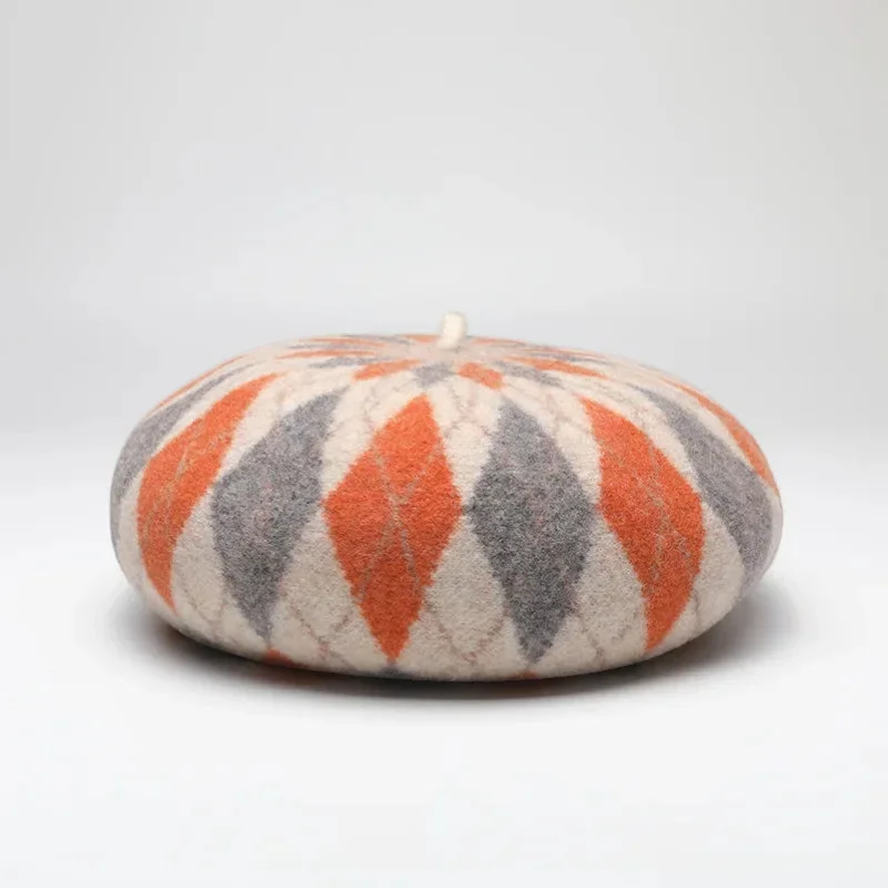 Classic Wool Beret - Image 3