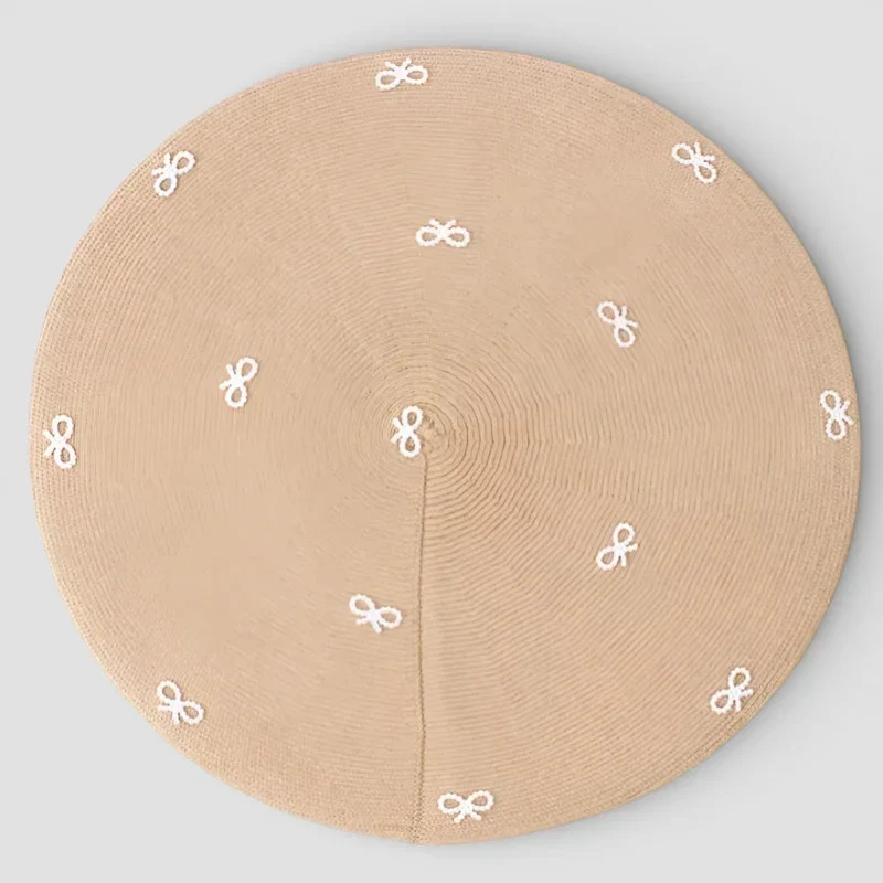 Crochet Beret with Bow - Image 2