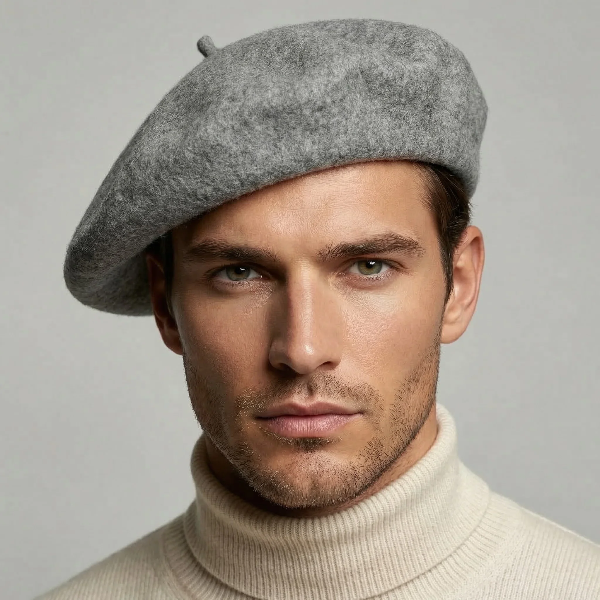 Dark Grey Beret - Image 3