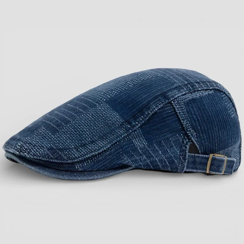 Denim Beret Cap - Image 2