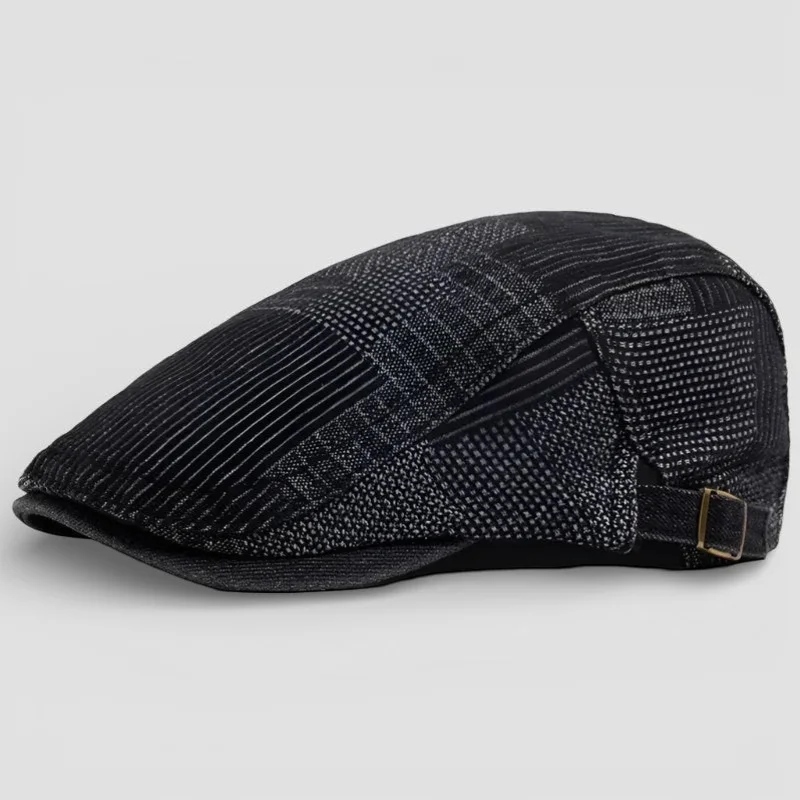 Denim Beret Cap - Image 3