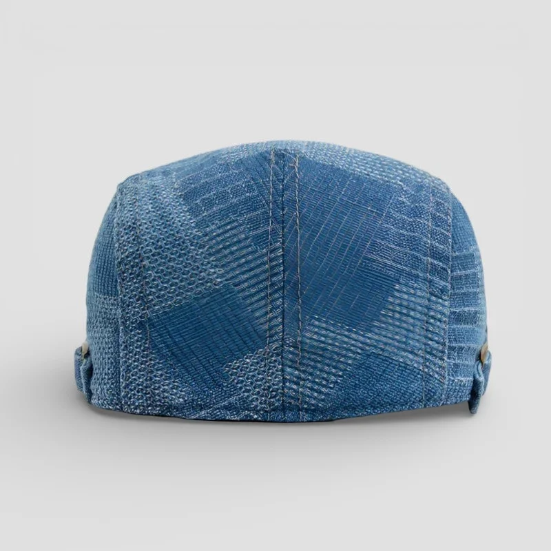 Denim Beret Cap - Image 7