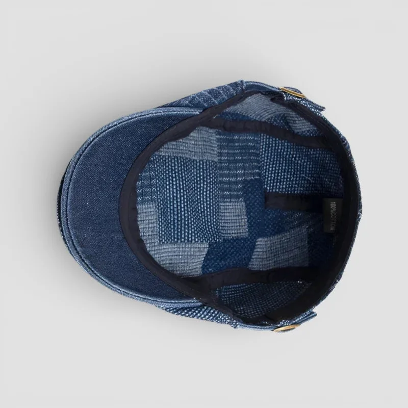 Denim Beret Cap - Image 8