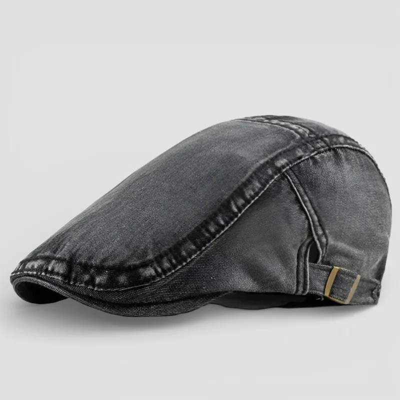 Denim Beret Hat - Image 4