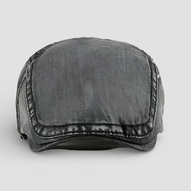 Denim Beret Hat - Image 6