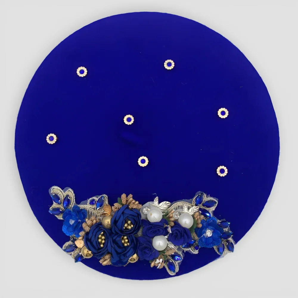 Flower Basque Beret - Image 3