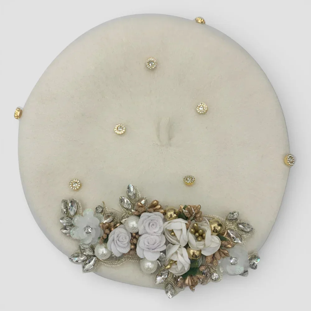 Flower Basque Beret - Image 4