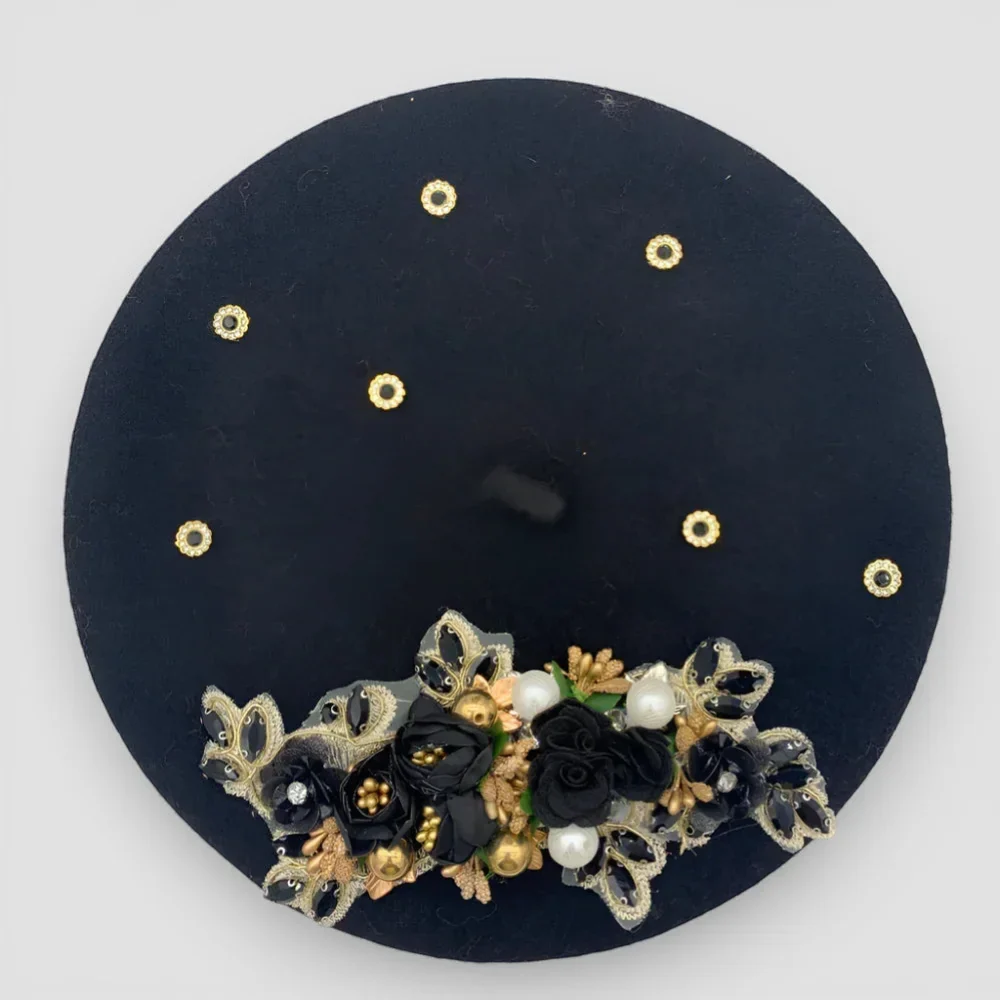 Flower Basque Beret - Image 5