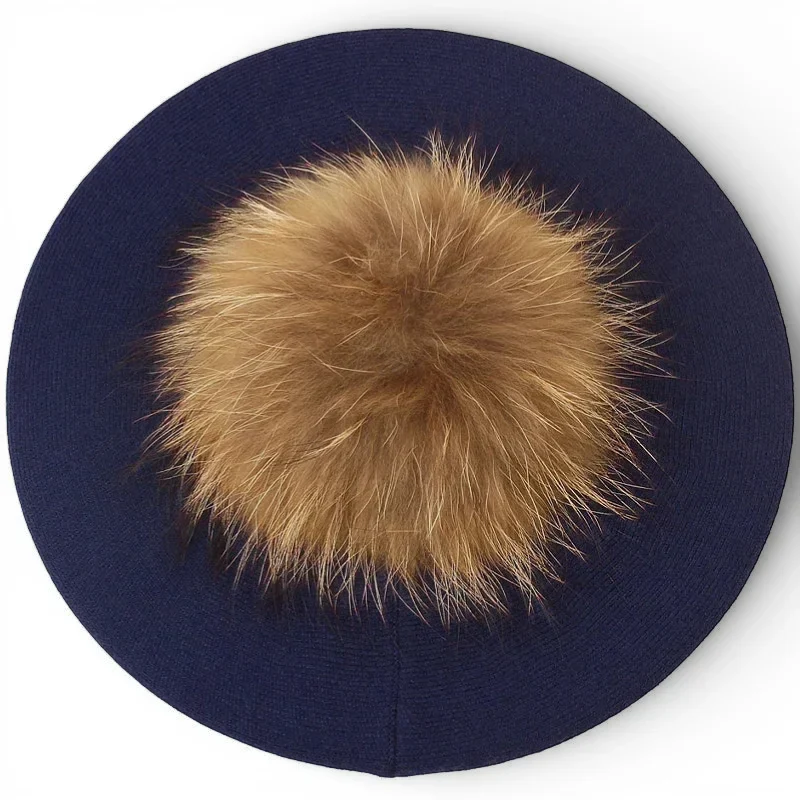 French Beret with Pom Pom - Image 10