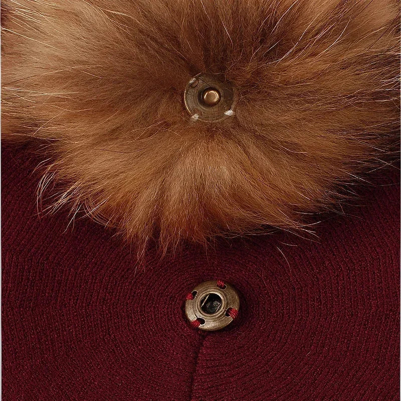 French Beret with Pom Pom - Image 12