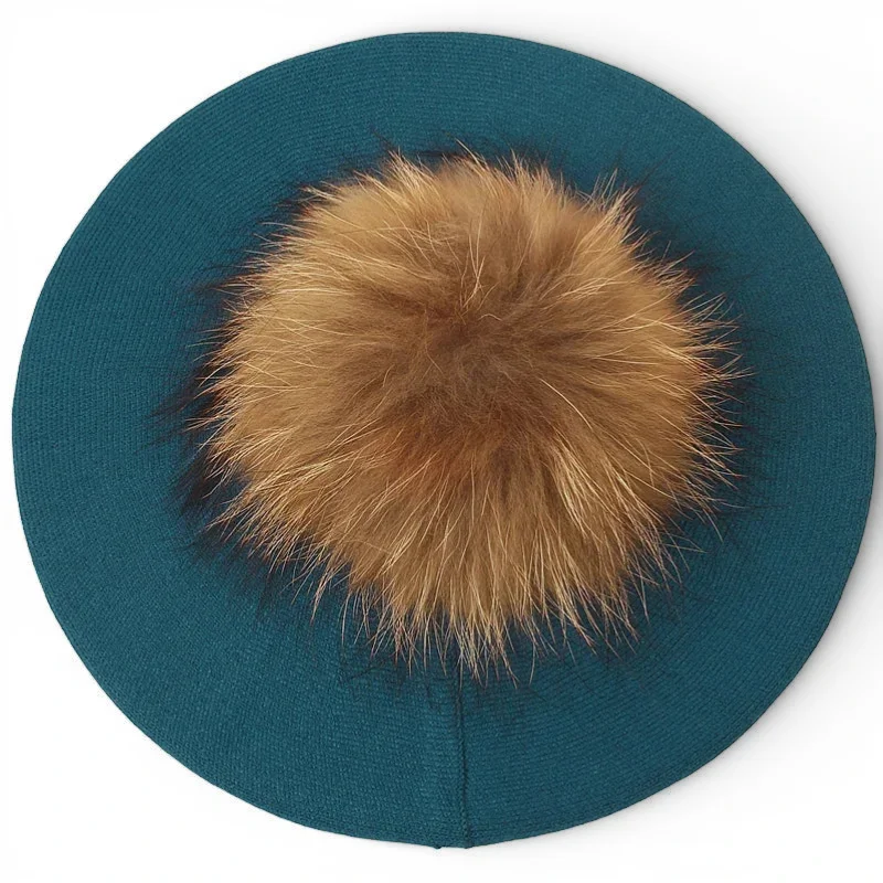 French Beret with Pom Pom - Image 14