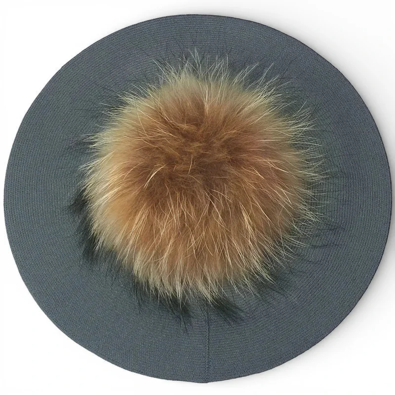 French Beret with Pom Pom - Image 18