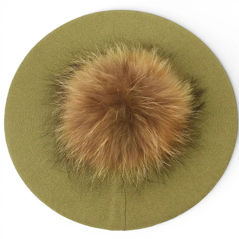 French Beret with Pom Pom - Image 19