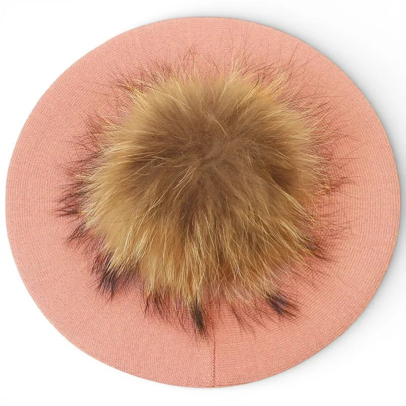 French Beret with Pom Pom - Image 8