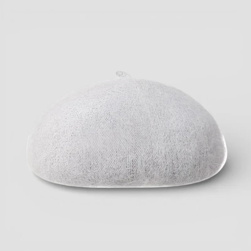 Fur Beret Hat - Image 3