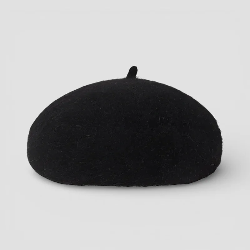 Fur Beret Hat - Image 6