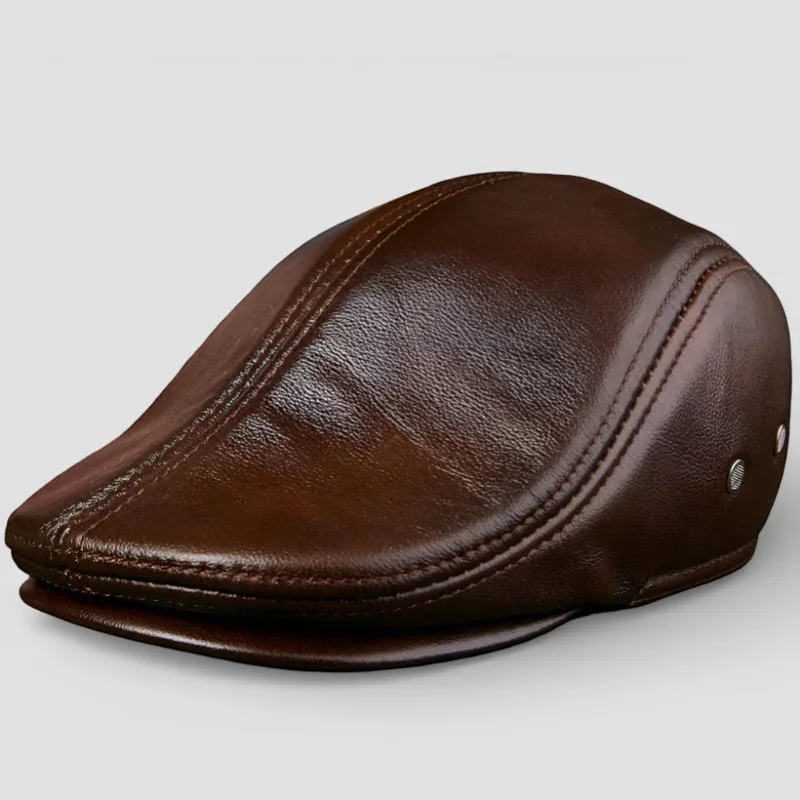 Genuine Leather Beret - Image 6