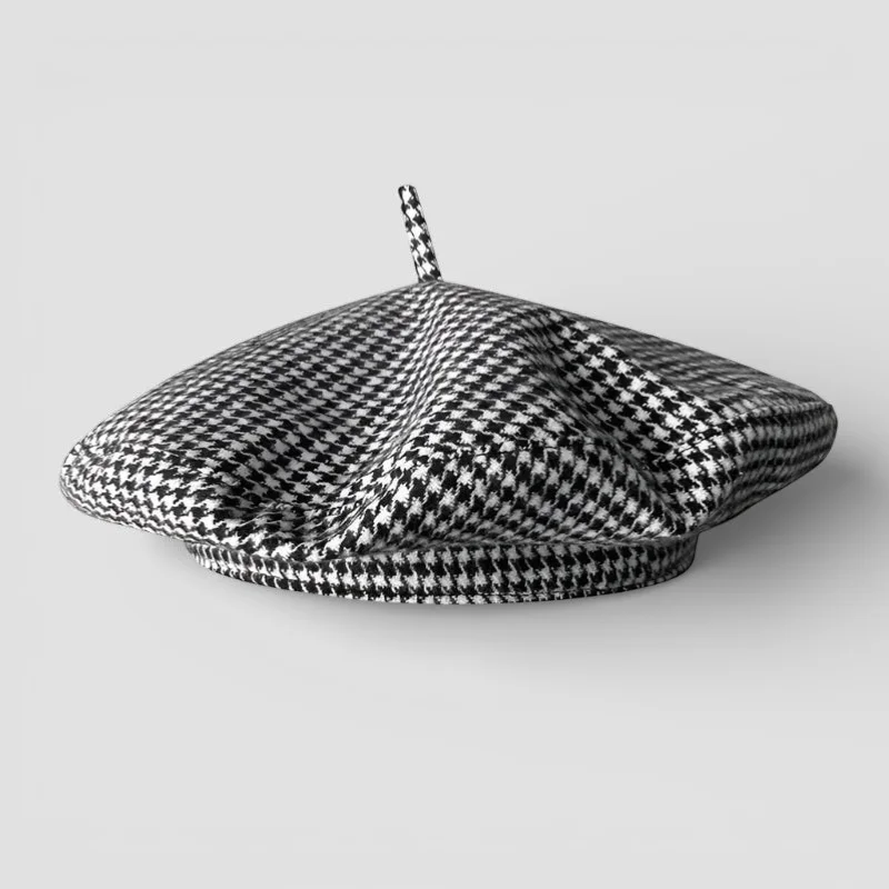 Houndstooth Beret - Image 3