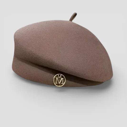 Knit Wool Beret - Image 4