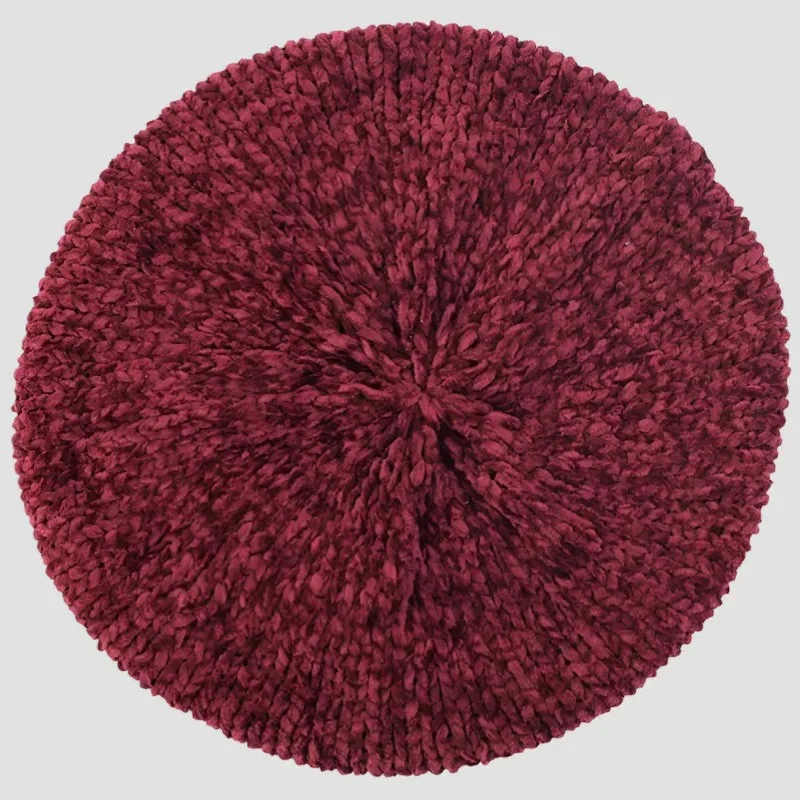 Knitted Beret Hat - Image 2