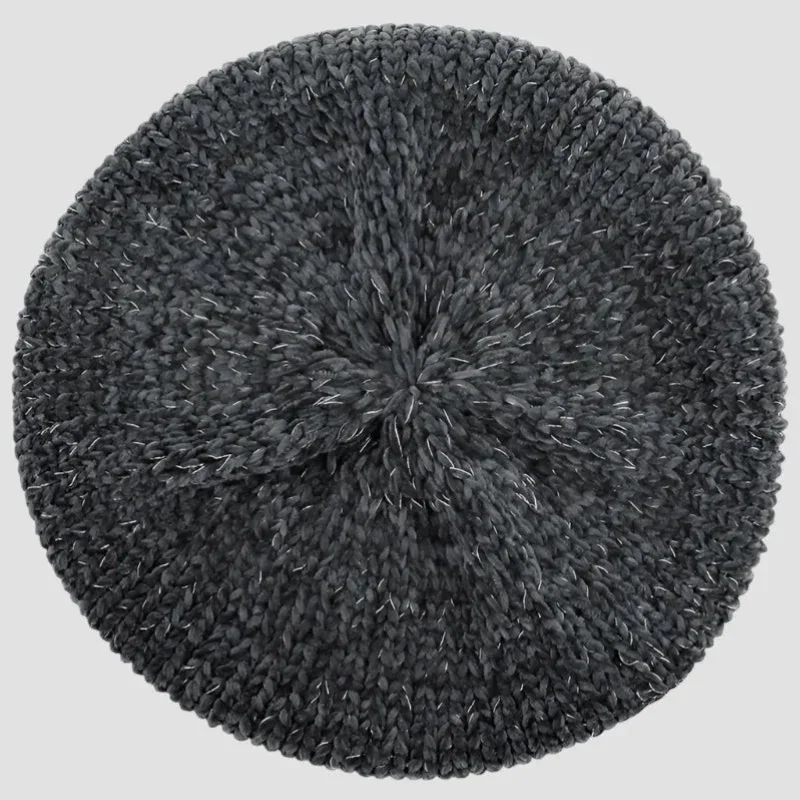 Knitted Beret Hat - Image 3