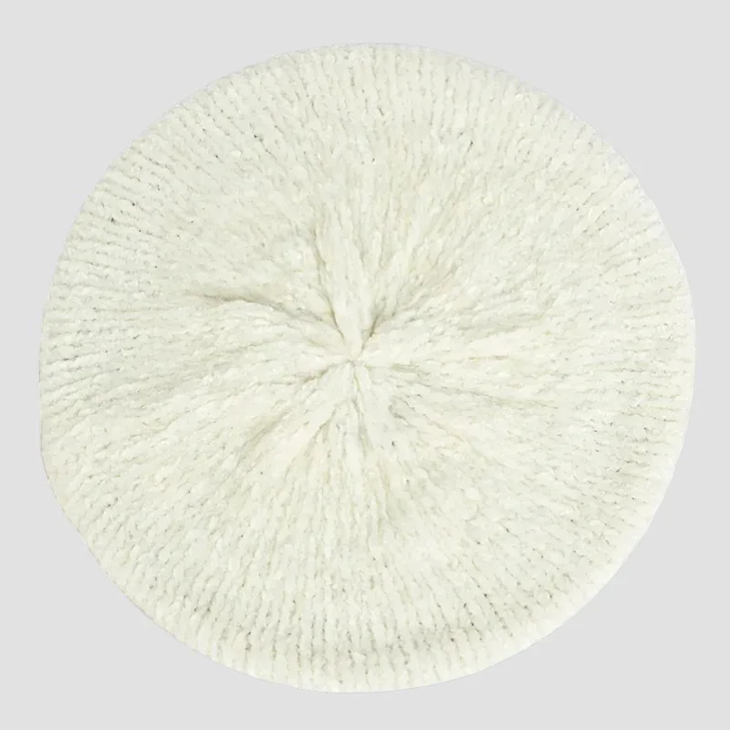 Knitted Beret Hat - Image 7