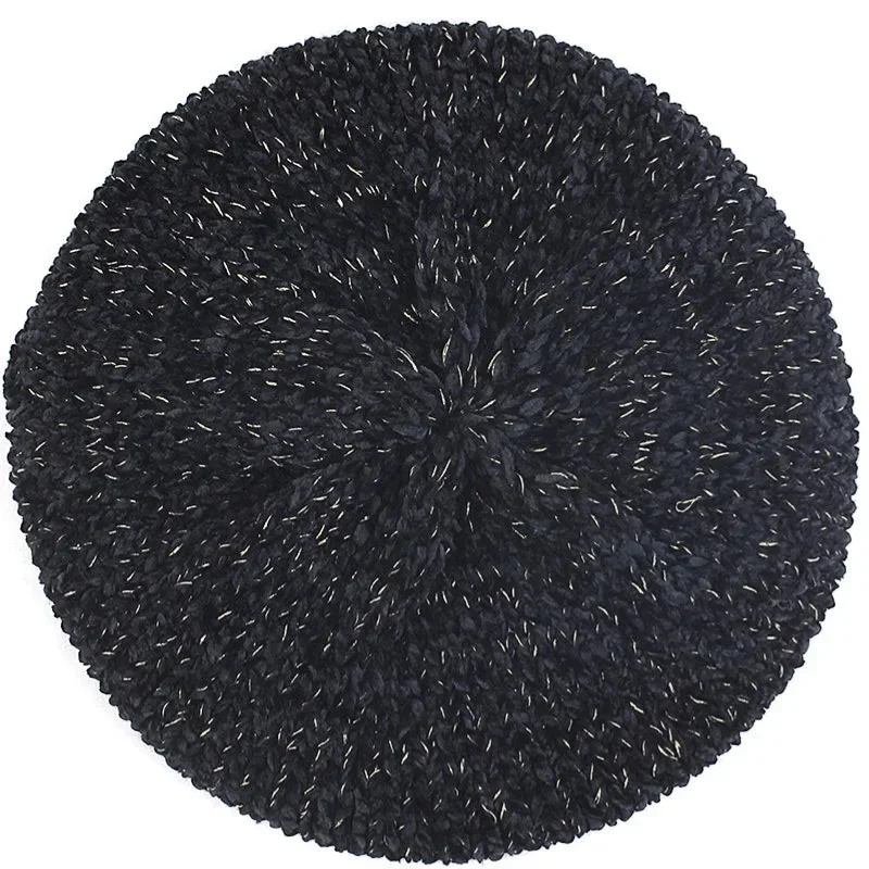 Knitted Beret Hat - Image 9
