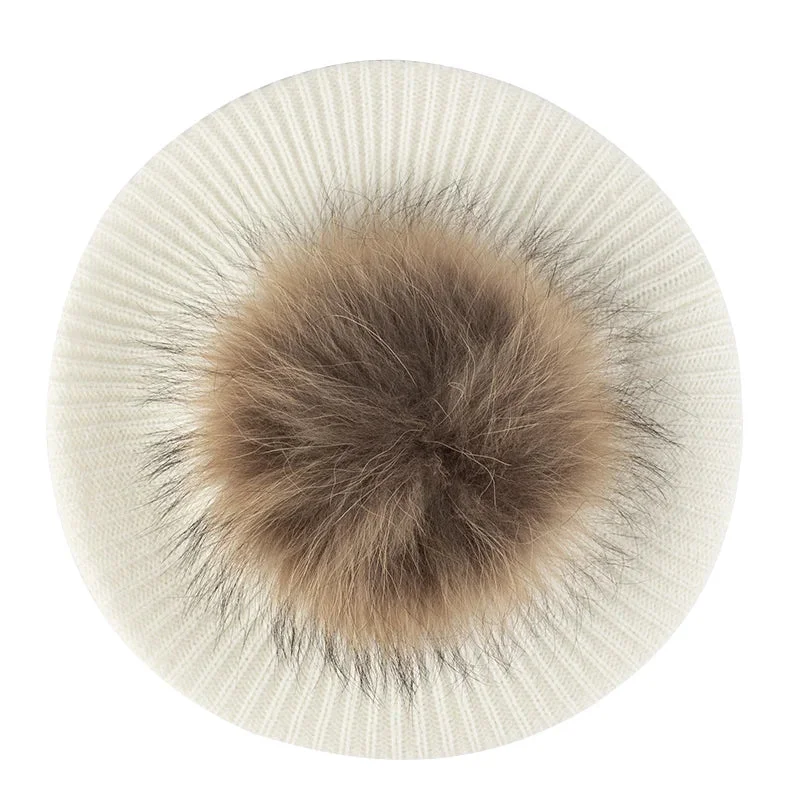 Knitted Pom Beret - Image 11