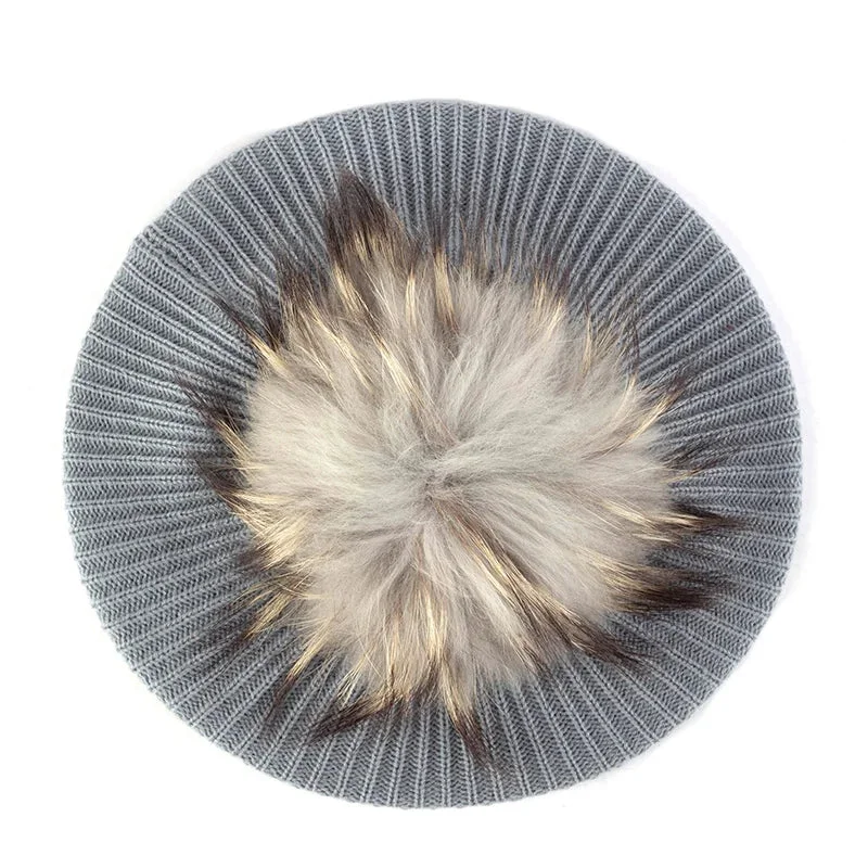 Knitted Pom Beret - Image 14