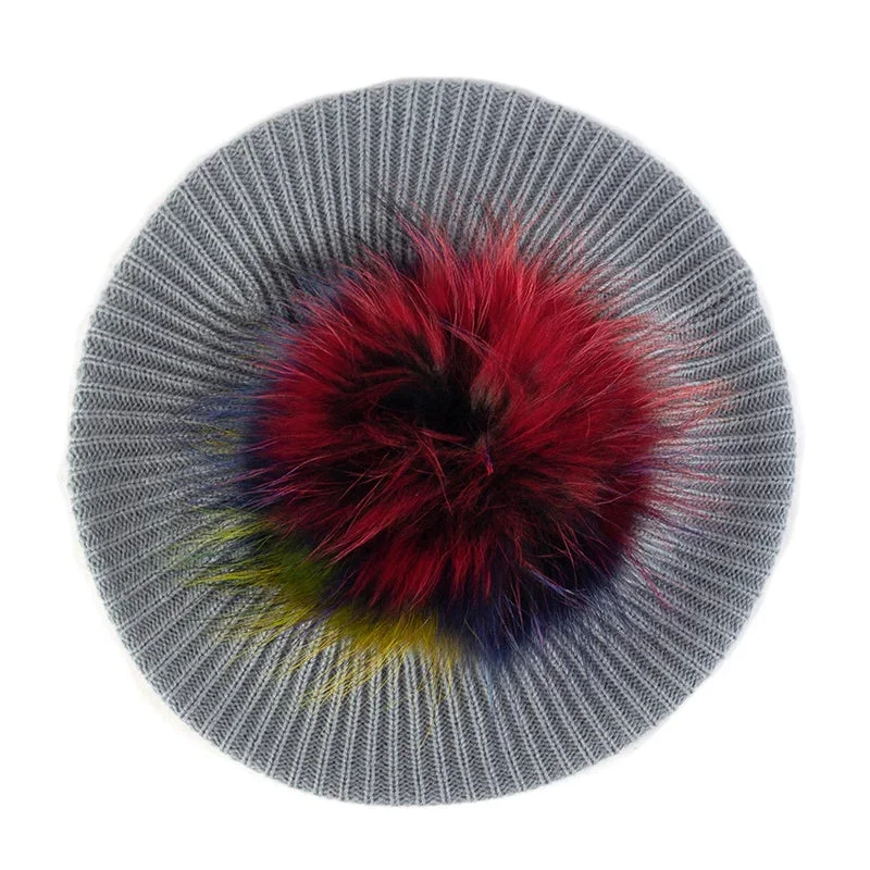 Knitted Pom Beret - Image 18