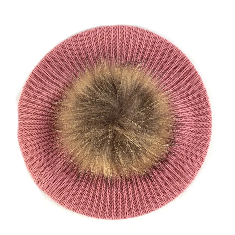 Knitted Pom Beret - Image 20