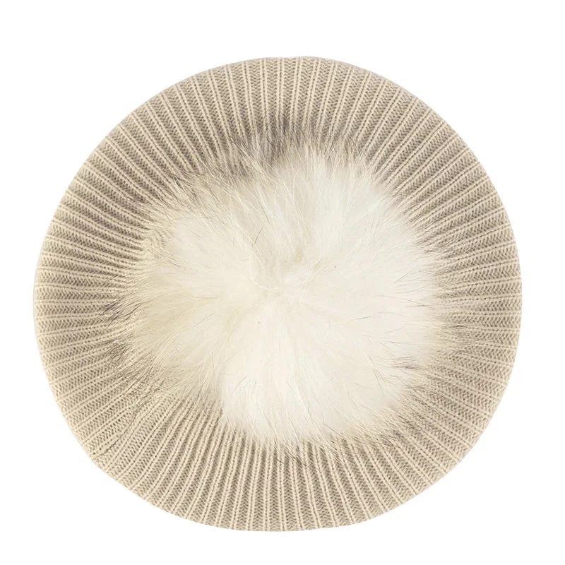 Knitted Pom Beret - Image 21