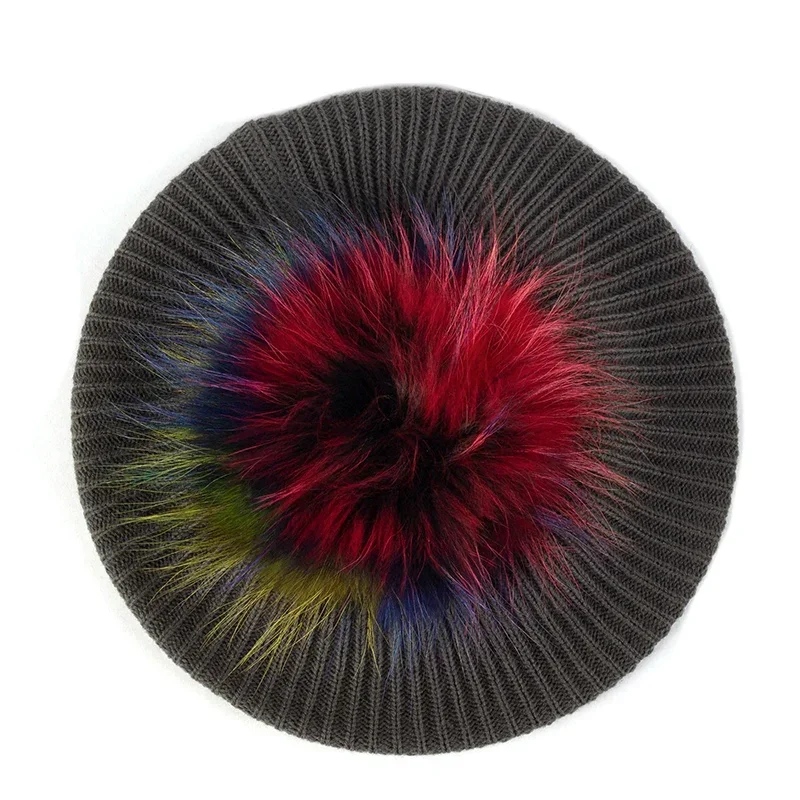 Knitted Pom Beret - Image 7