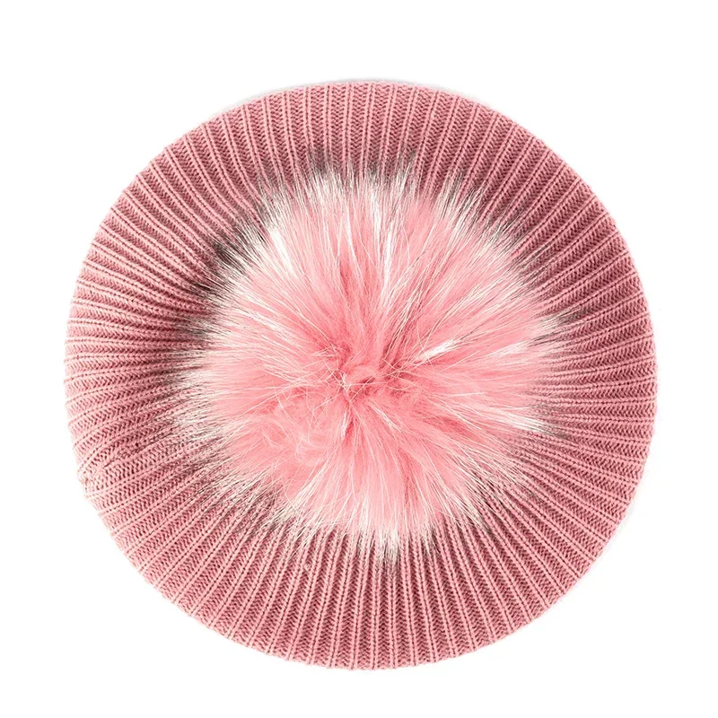 Knitted Pom Beret - Image 9