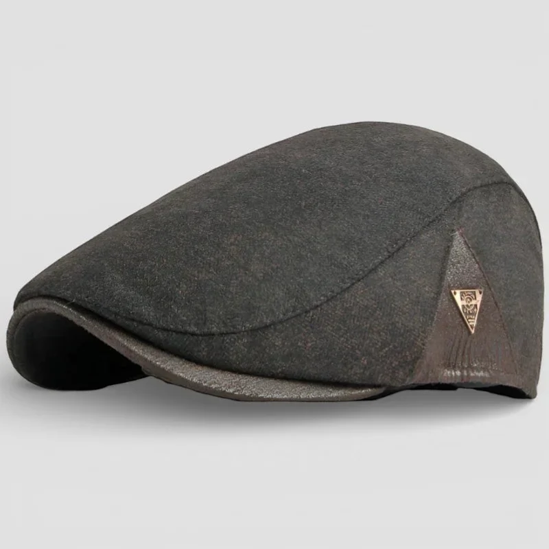 Leather Beret Caps - Image 2