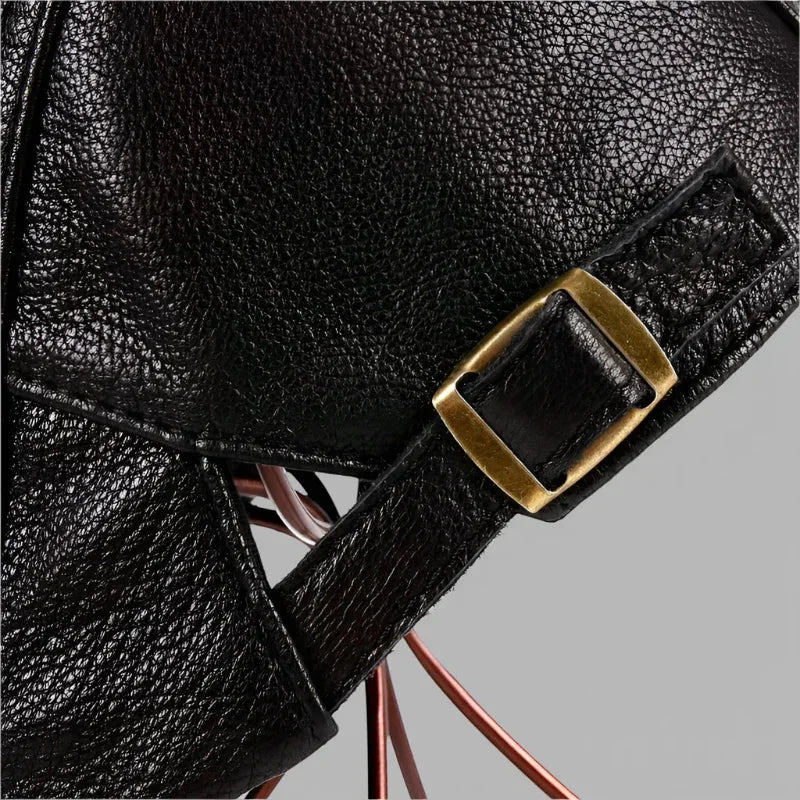 Leather Beret Men - Image 11